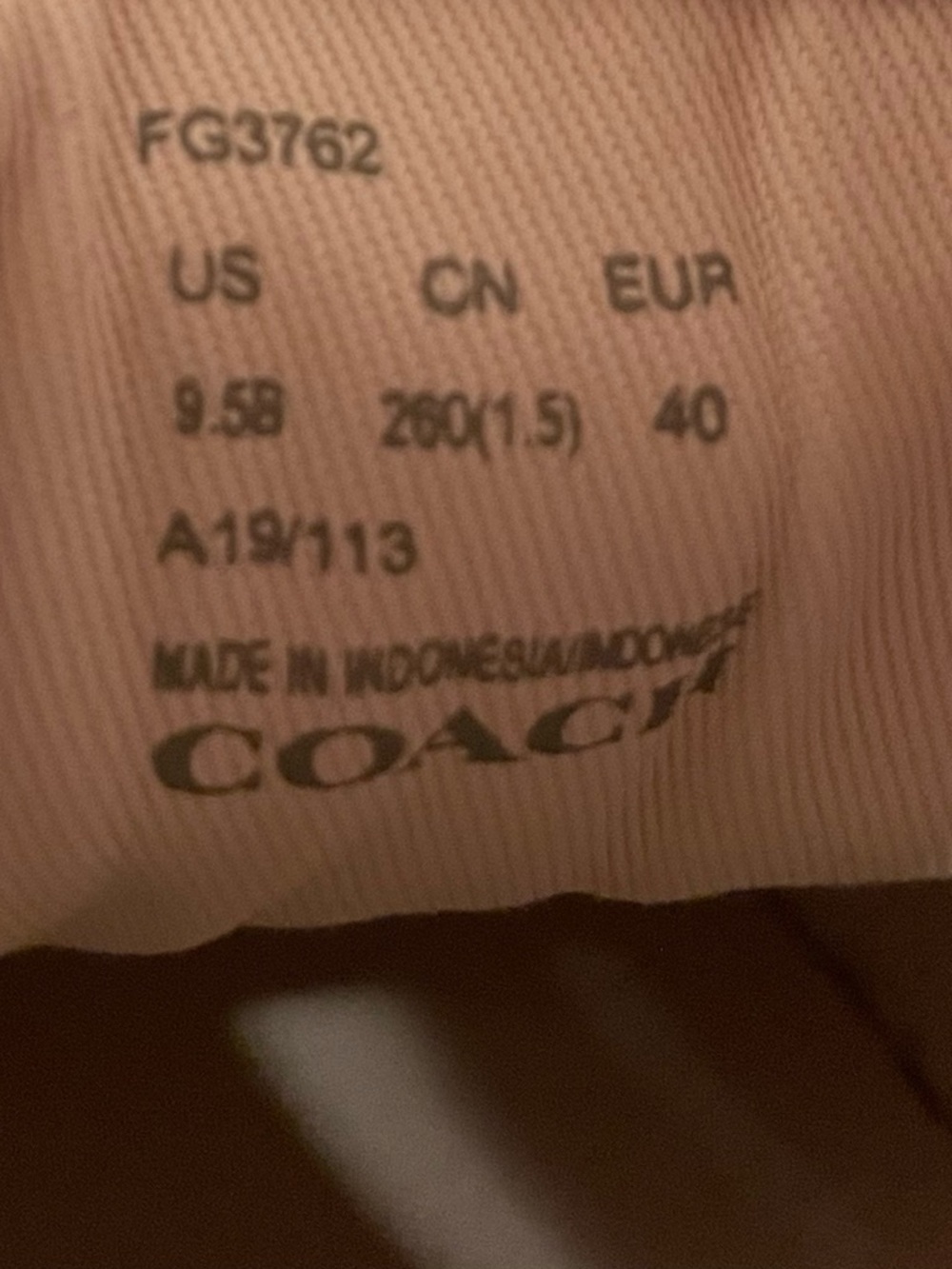 Coach Black and Cream Signature Logo Low-Top Sneakers - Picture 6 of 7